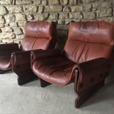 PAIR OF CANADA LOUNGE CHAIRS